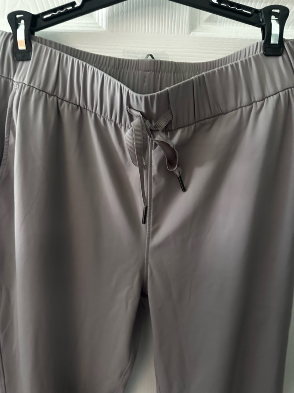 Women's Drawstring Jogger Pants - Gray - Picture 5 of 8